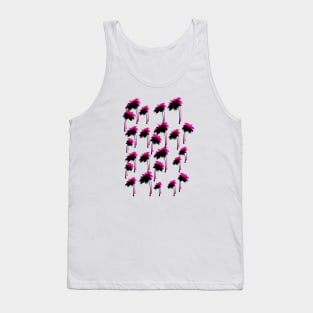 Palm Trees In A Pattern Tank Top